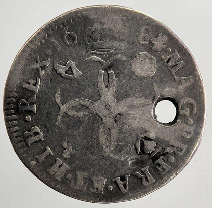 1684 Charles II 2nd Maundy Four-Pence Silver Coin | Collectable Grade