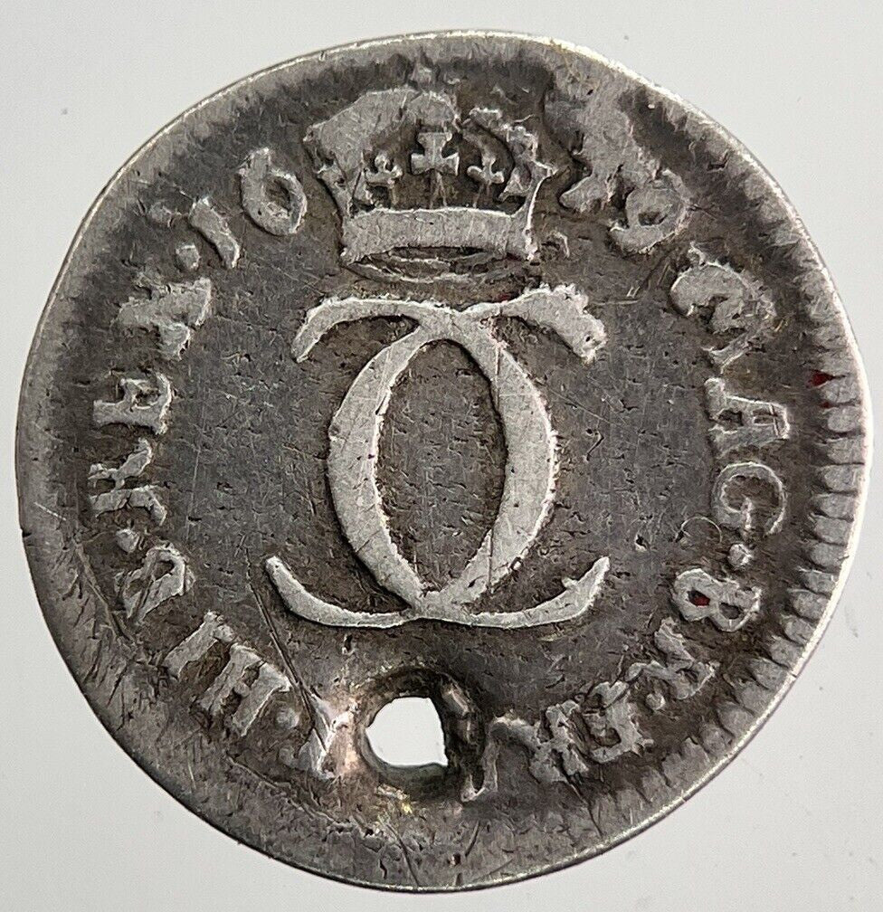 1679 Charles II 2nd Maundy Two-Pence Silver Coin | Fine Collectable Grade