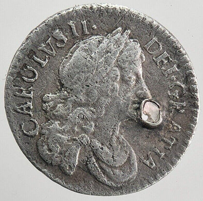 1676 Charles II 2nd Maundy Two-Pence Silver Coin | Collectable Grade | a6100