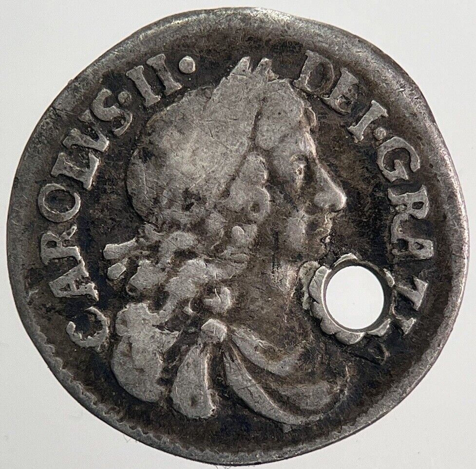 1678 Charles II 2nd Maundy Two-Pence Silver Coin | Collectable Grade | a6105