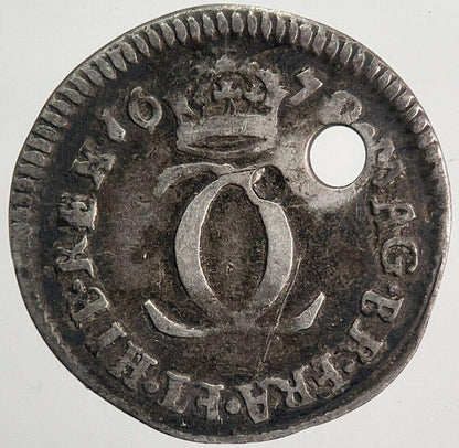 1678 Charles II 2nd Maundy Two-Pence Silver Coin | Collectable Grade | a6105