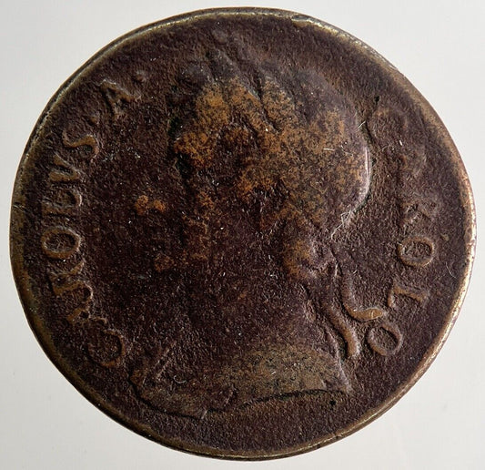 1674 Charles II 2nd Farthing Coin | Fine Collectable Grade | a9646