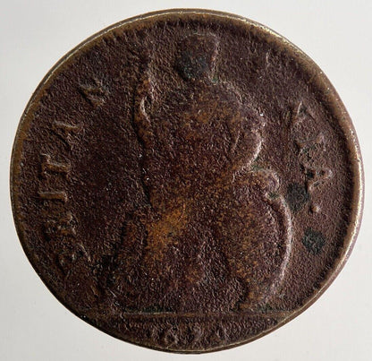 1674 Charles II 2nd Farthing Coin | Fine Collectable Grade | a9646