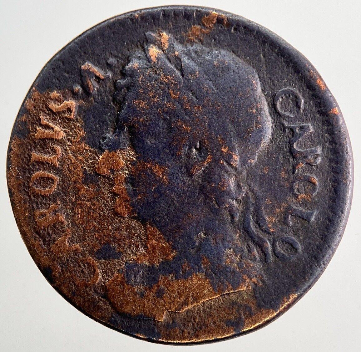 1674 Charles II 2nd Farthing Coin | Fine Collectable Grade | a9722