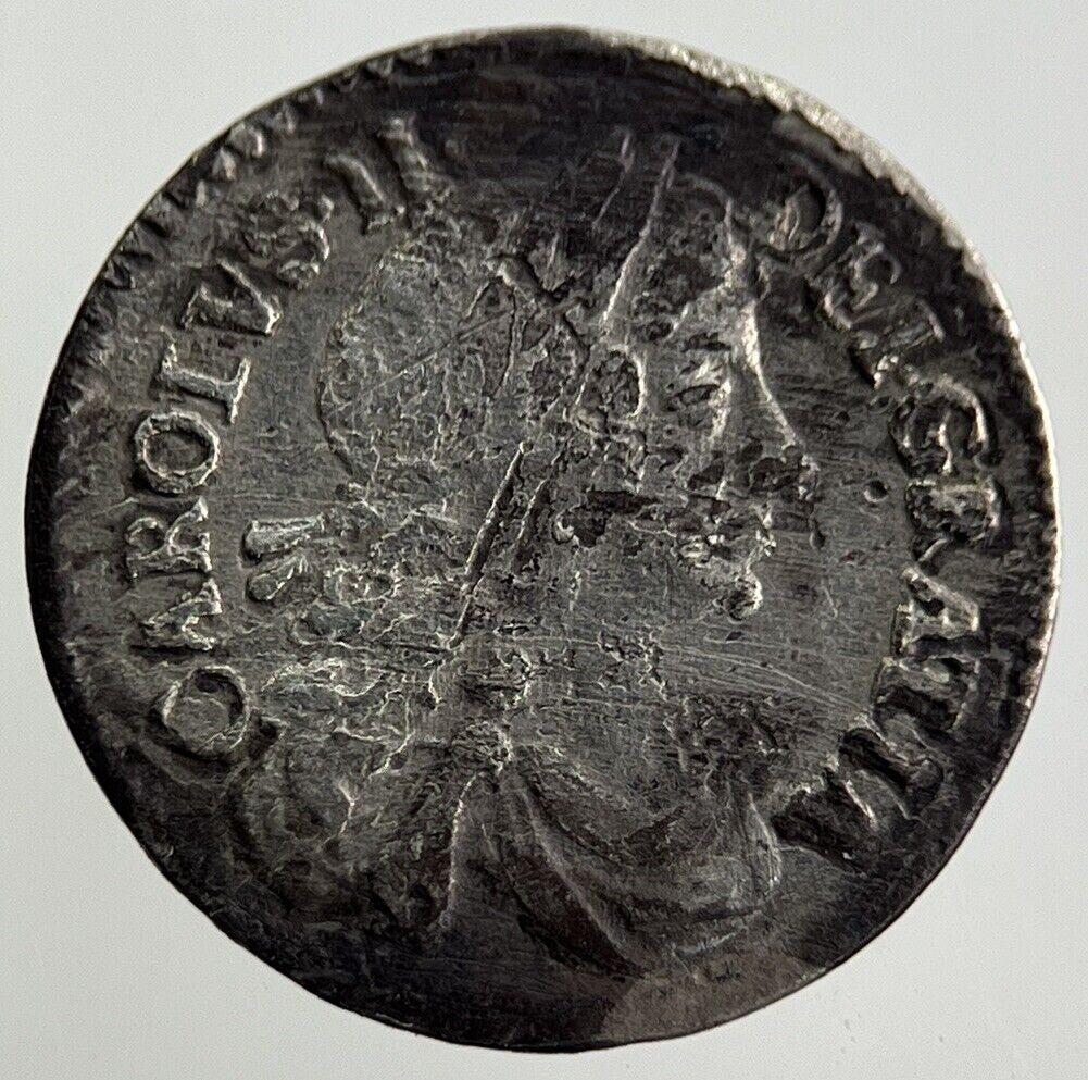 1683 Charles II 2nd Maundy Two-Pence Silver Coin | Collectable Grade