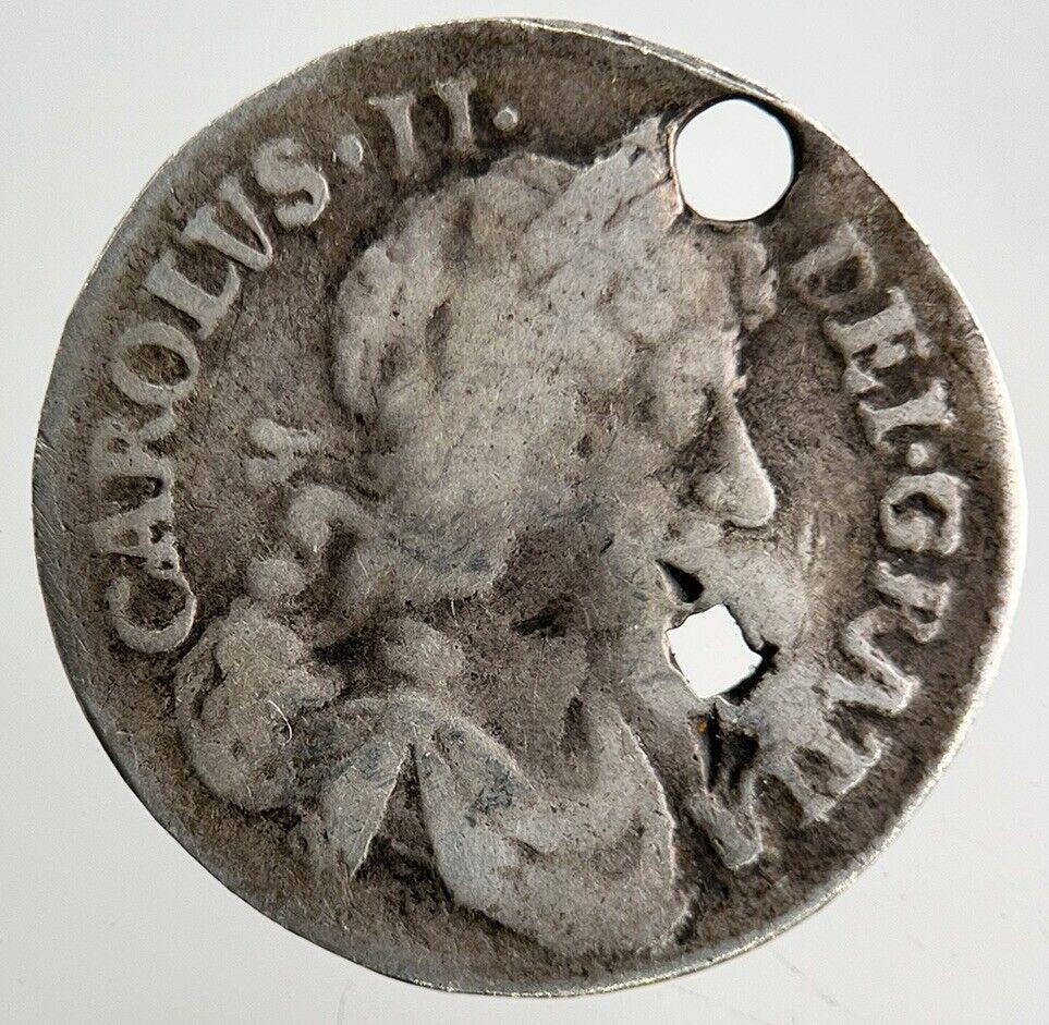 1679 Charles II 2nd Maundy Four-Pence Silver Coin | Collectable Grade