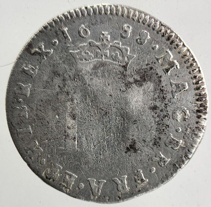 1688 Maundy James II Threepence III Maundy Silver Coin | Collectable Grade