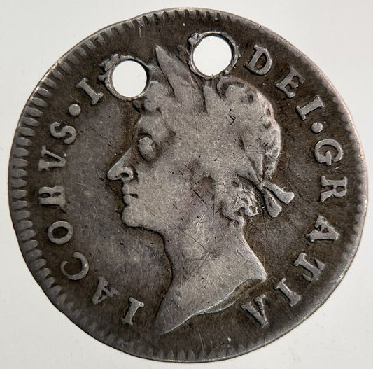 1686 James II 2nd III Threepence Silver Coin | Collectable Grade