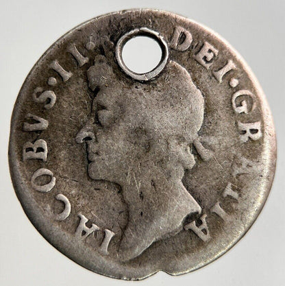 1686 James II 2nd Maundy Four-Pence Silver Coin | Collectable Grade