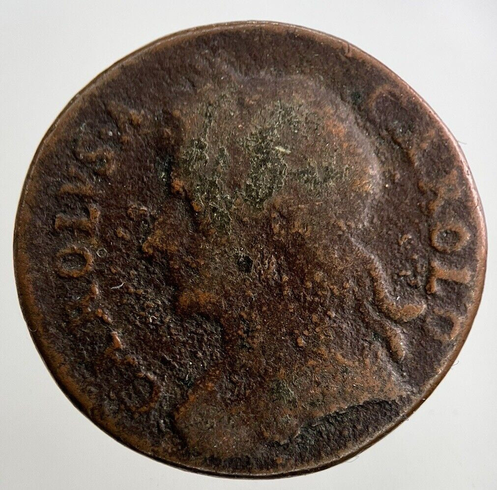 1675 Charles II 2nd Farthing Coin | Collectable Grade