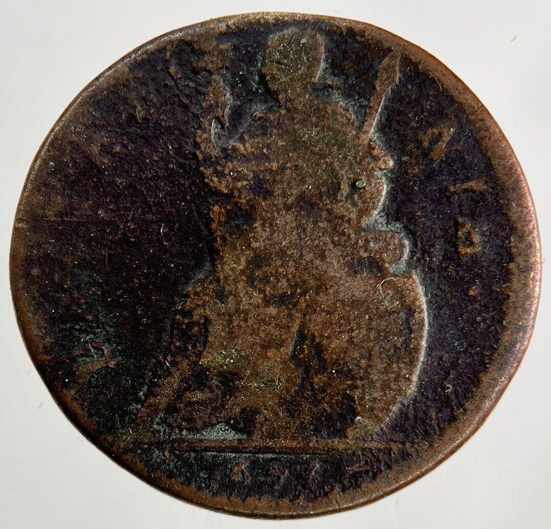 1675 Charles II 2nd Farthing Coin | Collectable Grade