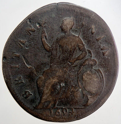 1694 William III 3rd & Mary Half-Penny Coin | Fine Collectable Grade | a6058