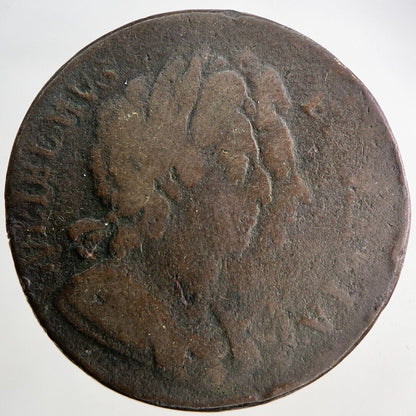 1694 William III & Mary Half-Penny Coin | Collectable Grade