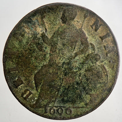 1696 William III 3rd Half-Penny Coin | Collectable Grade | a9460