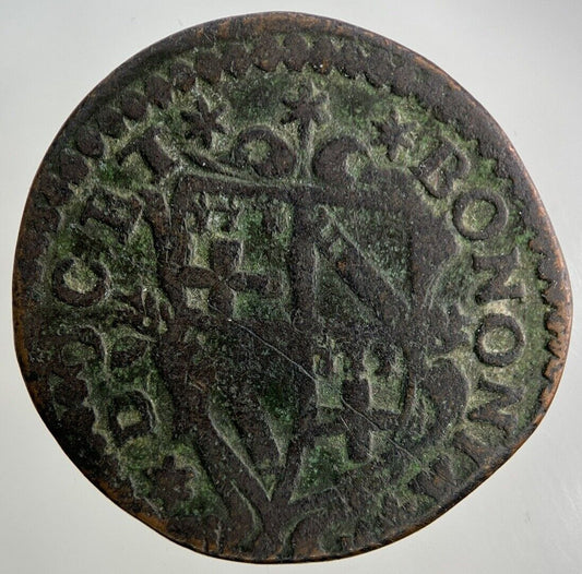 1692 Italy Papal Stayes 1/2 Half Bolognini Coin | Collectable Grade
