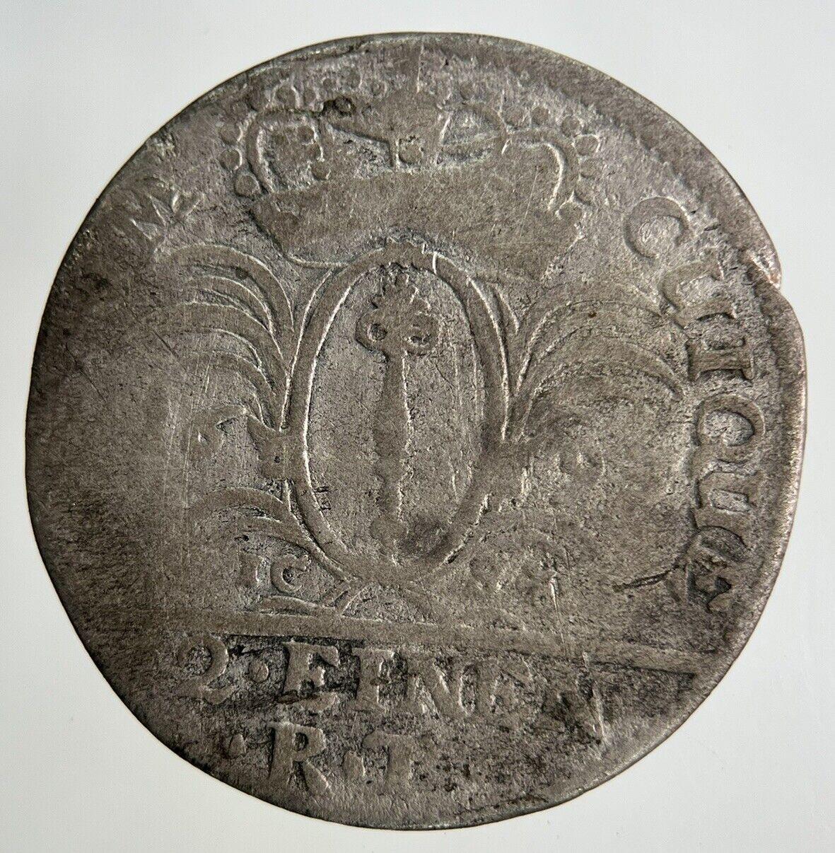 1693 Germany Brandenburg-Prussia 1/12 Thaler Silver Coin | Collectable Grade