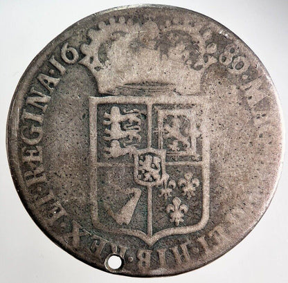 1689 William & Mary Half-Crown Silver Coin | Collectable Grade