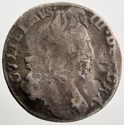 16xx William III Sixpence | British Silver Coin | Fair Grade | a522