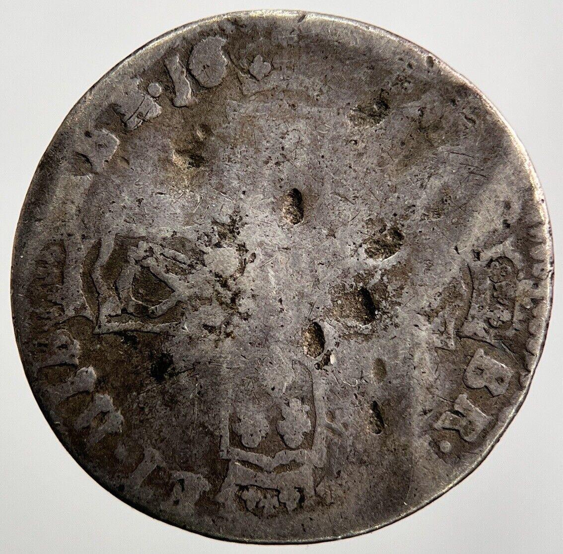 16xx William III Sixpence | British Silver Coin | Fair Grade | a522