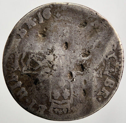 16xx William III Sixpence | British Silver Coin | Fair Grade | a522