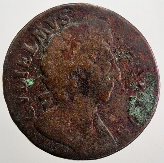 1697 William III 3rd Farthing Coin | Collectable Grade | a5620