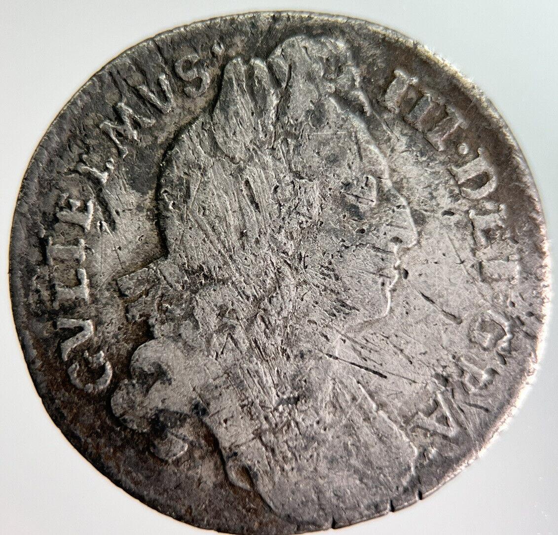 1696 William III 3rd Sixpence Silver Coin | Fine Collectable Grade