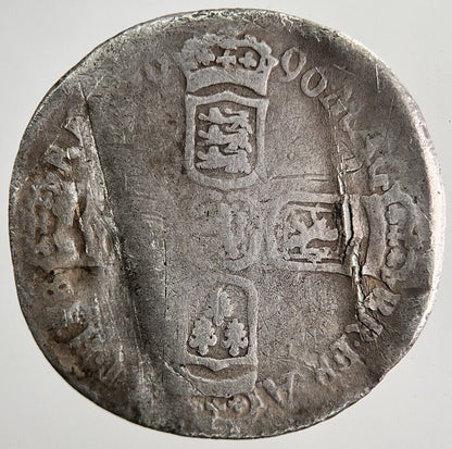 1696 William III 3rd Sixpence Silver Coin | Collectable Grade | a6509