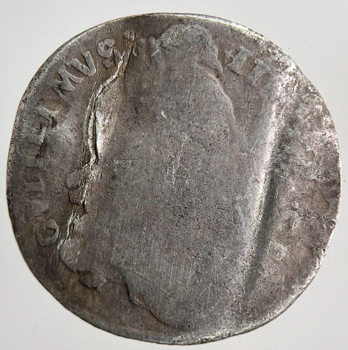1696 William III 3rd Sixpence Silver Coin | Collectable Grade | a6509