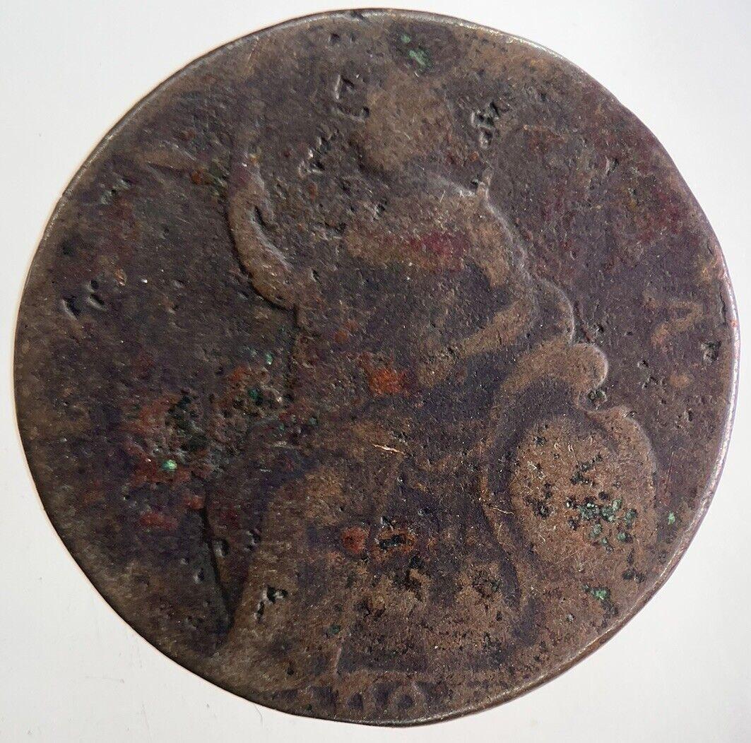 1697 William III 3rd & Mary Half-Penny Coin | Collectable Grade | a9889