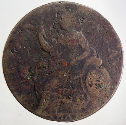 1697 William III 3rd & Mary Half-Penny Coin | Collectable Grade | a9889