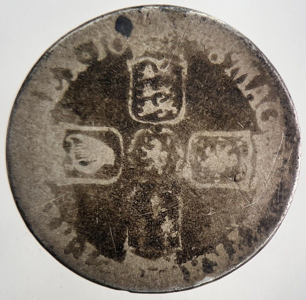 1698 William III 3rd Shilling Silver Coin | Collectable Grade | a9892