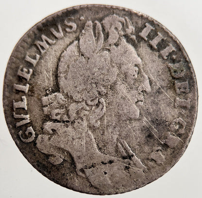 16xx William III Sixpence | British Silver Coin | Collectable Grade | a1730