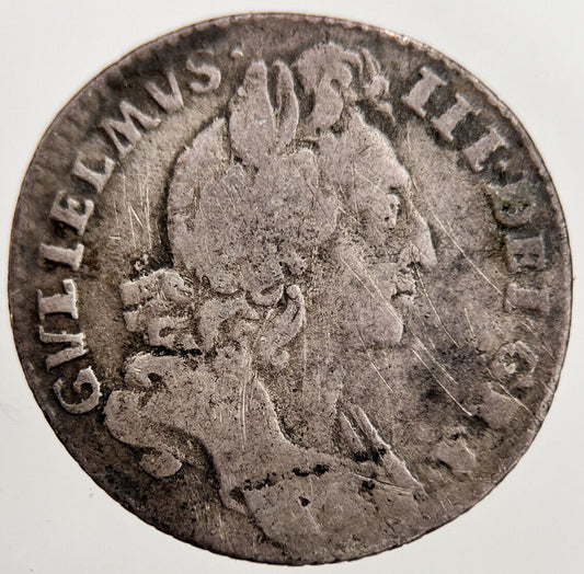 16xx William III Sixpence | British Silver Coin | Collectable Grade | a1730