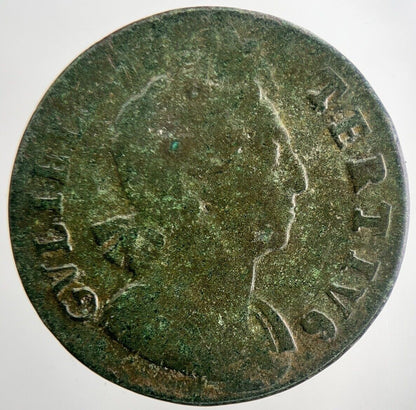 1700 William III 3rd Half-Penny Coin | Collectable Grade | a8339