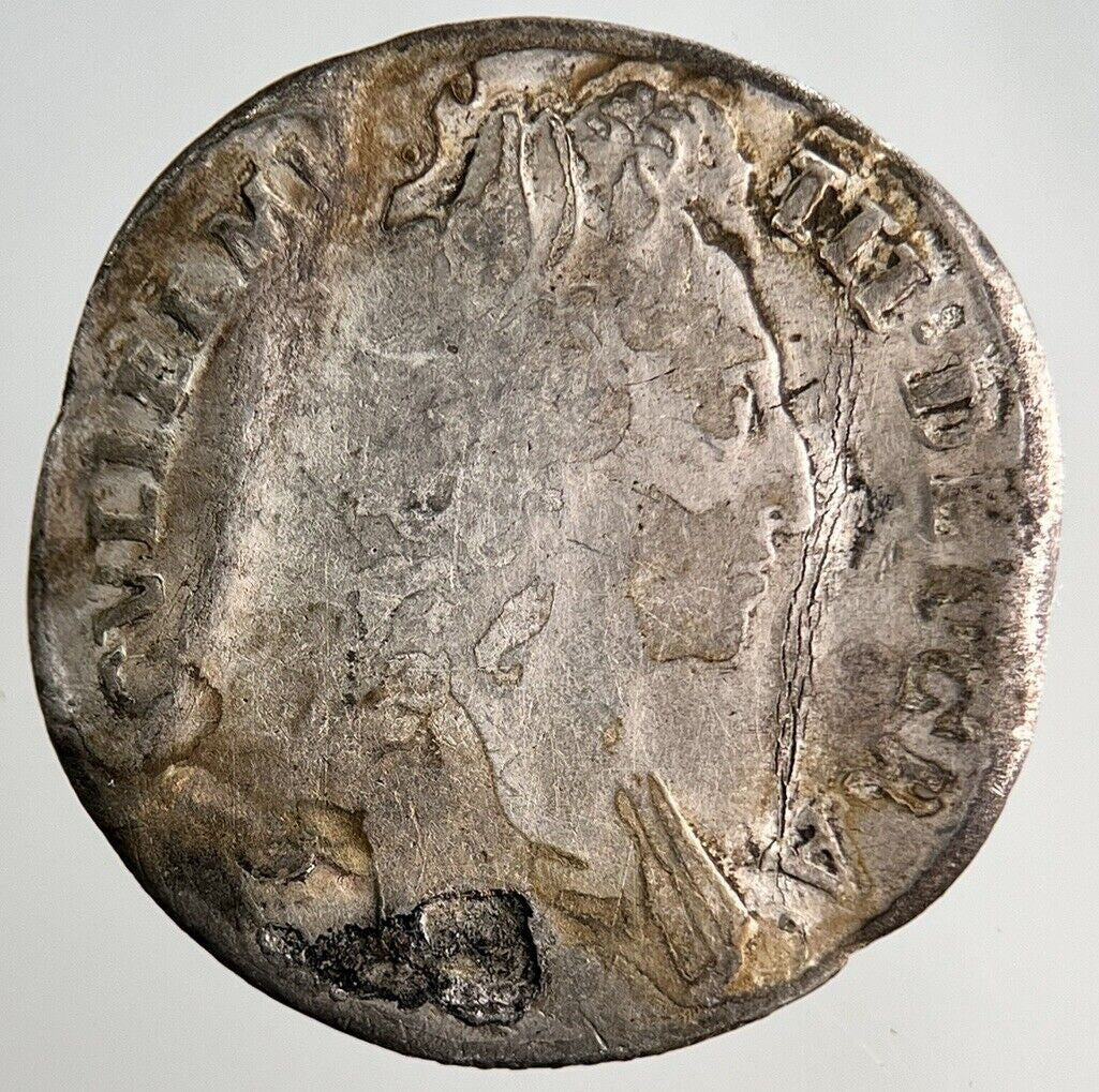 16xx William III Sixpence Silver Coin | Collectable Grade | a3219
