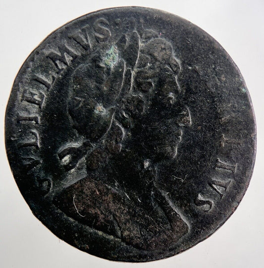 1699 William III 3rd Half-Penny Coin | Fine Collectable Grade | a6077