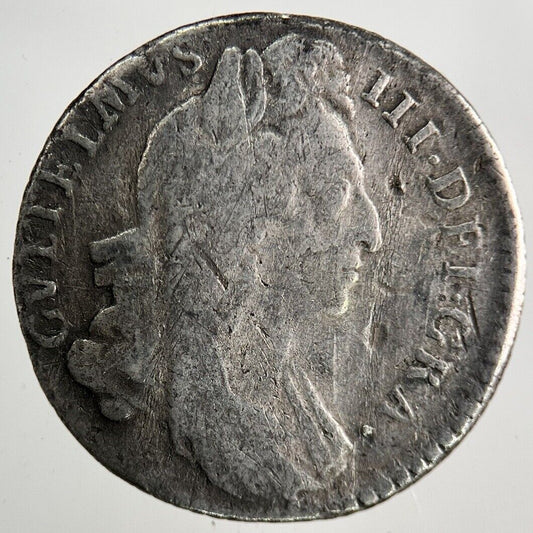 1697 William III 3rd Sixpence Silver Coin | Collectable Grade