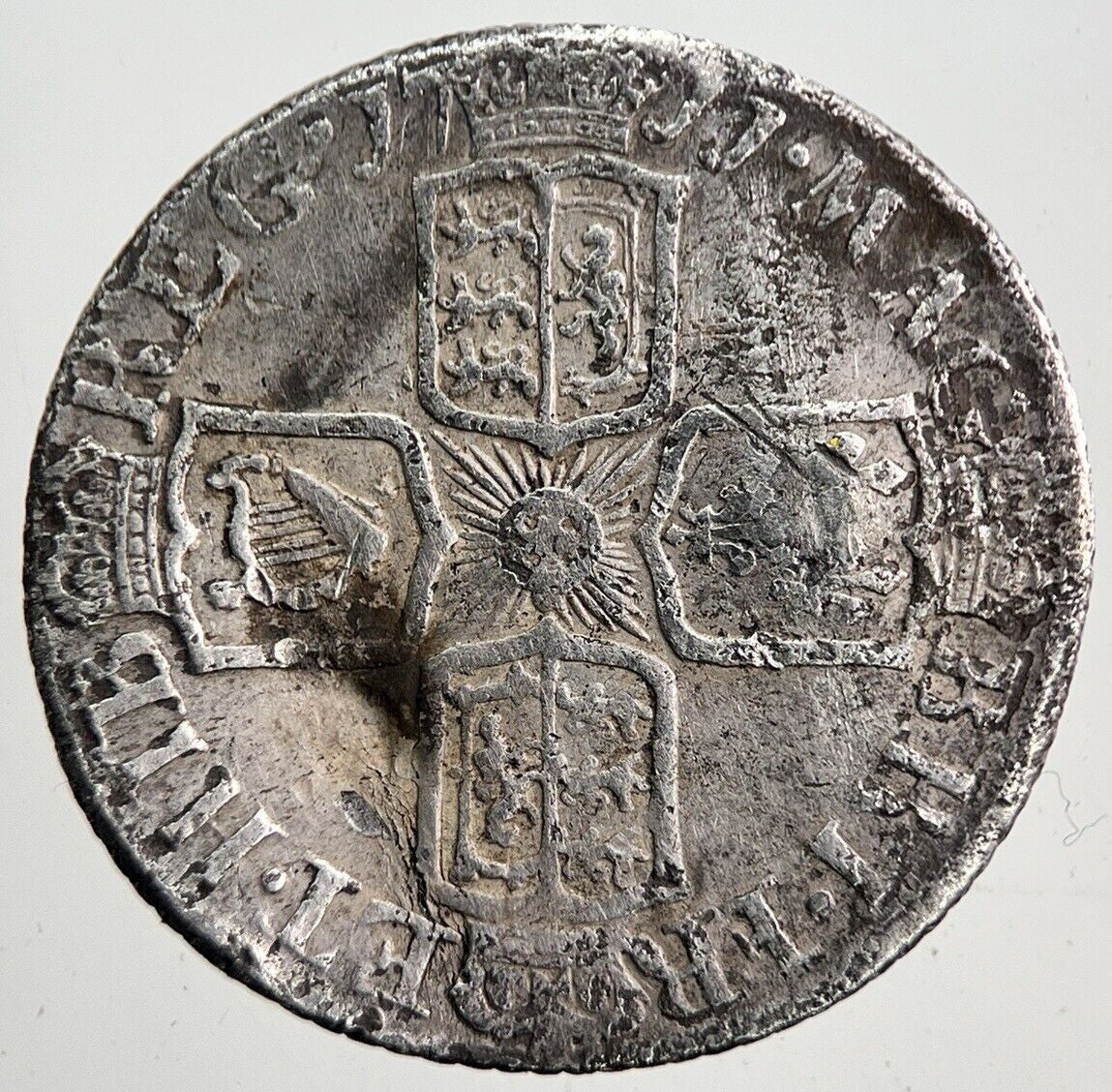 1711 Anne Sixpence Silver Coin | Collectable Grade | a5968