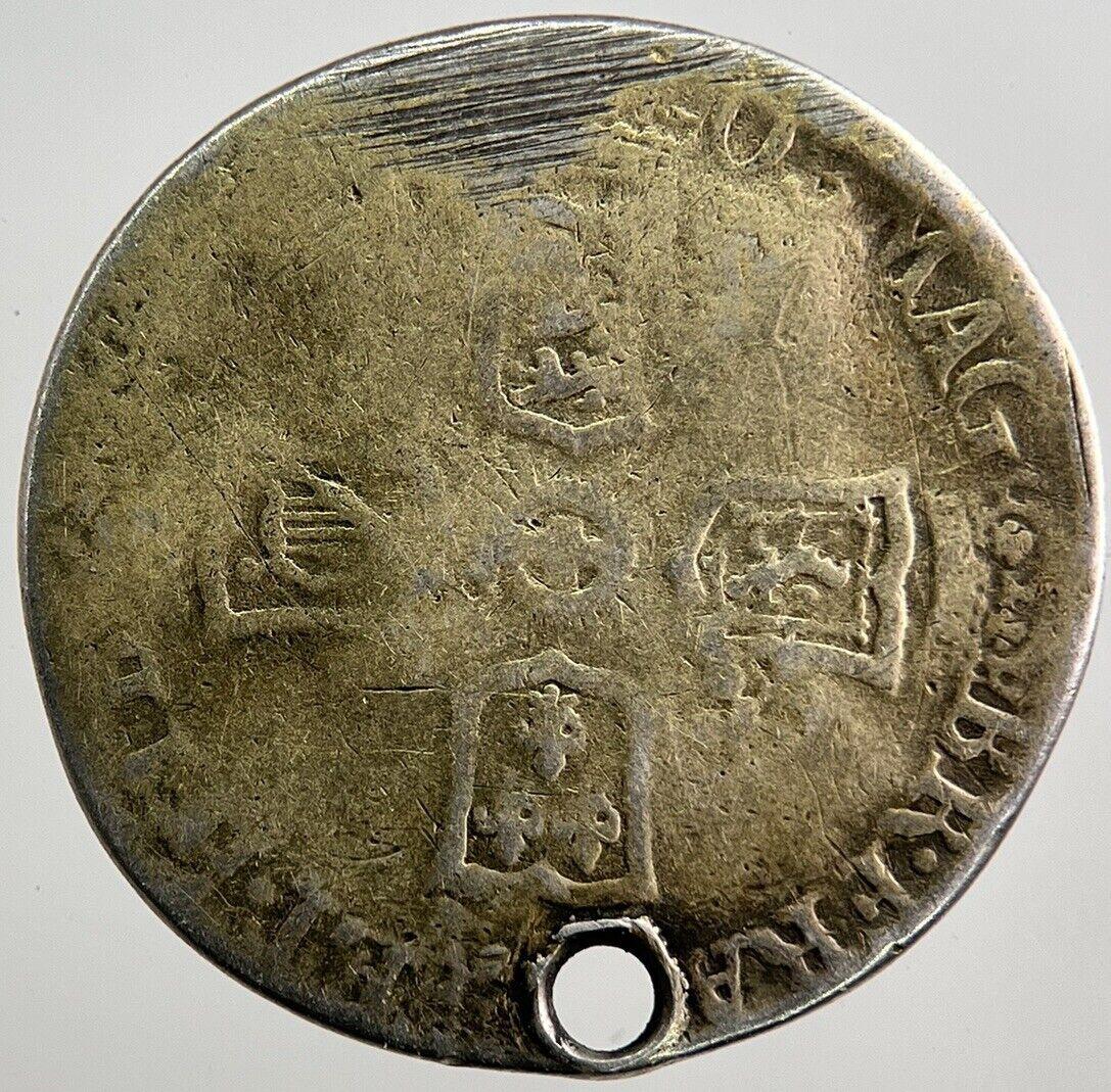 1703 Anne Sixpence Silver Coin | Collectable Grade | a8088