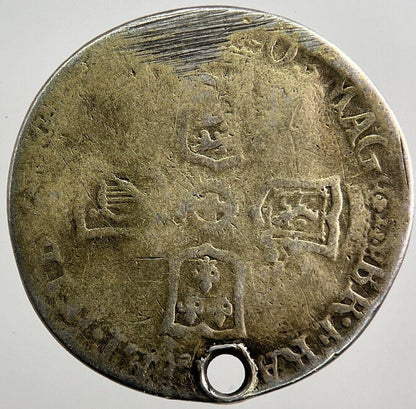 1703 Anne Sixpence Silver Coin | Collectable Grade | a8088