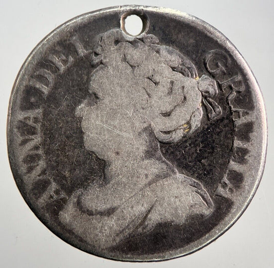 1711 Anne Shilling Silver Coin | Collectable Grade | a5970