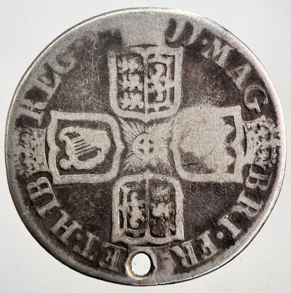 1711 Anne Shilling Silver Coin | Collectable Grade | a5970