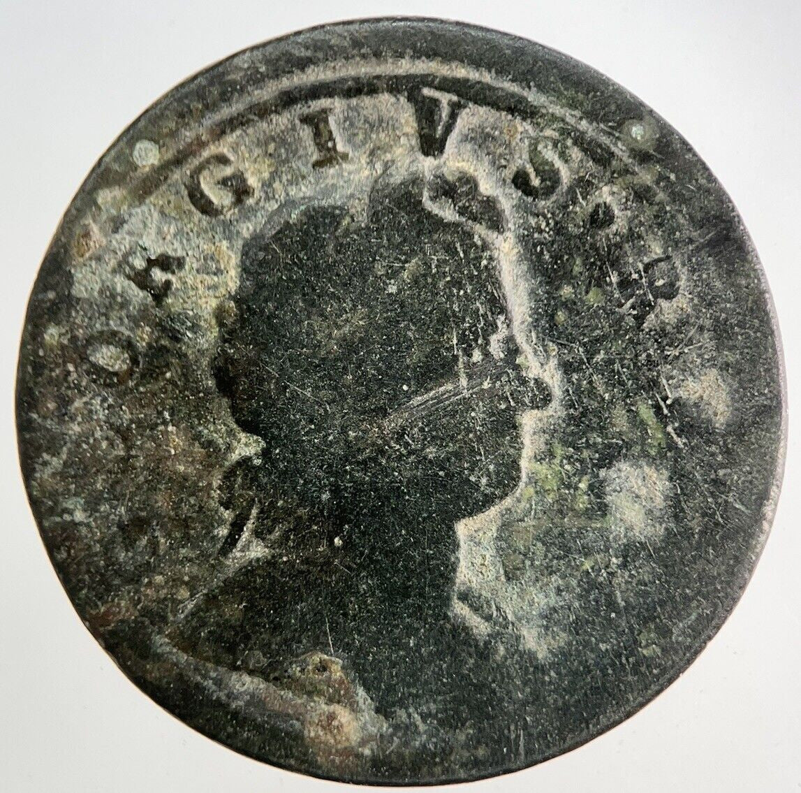 1712 George I 1st Half-Penny Coin | Collectable Grade