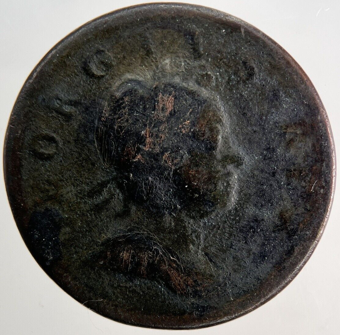 1718 George I 1st Half-Penny Coin | Collectable Grade