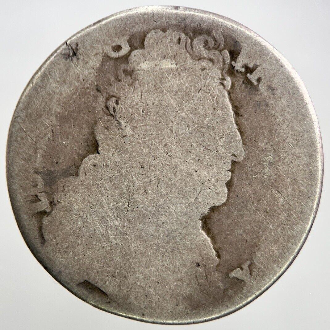 1715 W France 1/4 3 Couronnes | Luis XIV Silver Coin | Fair Grade