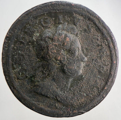 1712 George I 1st Half-Penny Coin | Fine Collectable Grade | a5118