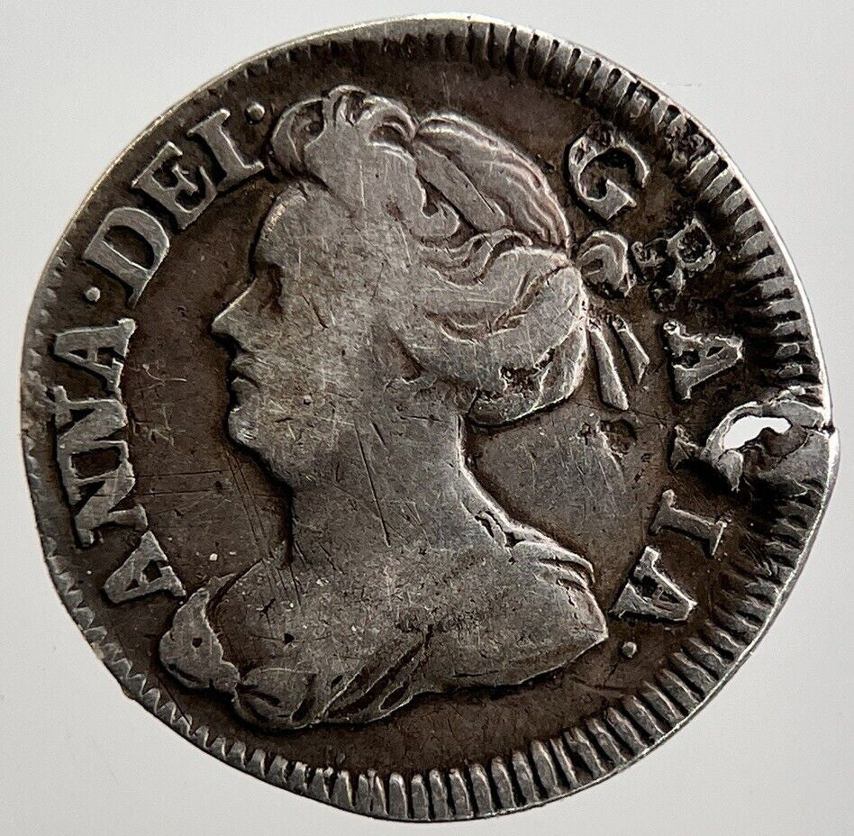 1708 Queen Anne Maundy Two-Pence Silver Coin | Collectable Grade | a2599