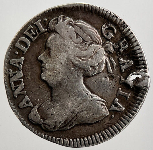 1708 Queen Anne Maundy Two-Pence Silver Coin | Collectable Grade | a2599