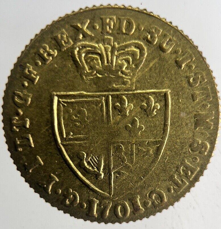 1701 British George III Gaming Good Old Days Token Coin | Fine Collectable Grade