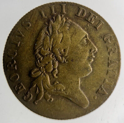 1701 British George III Gaming Good Old Days Token Coin | Fine Collectable Grade